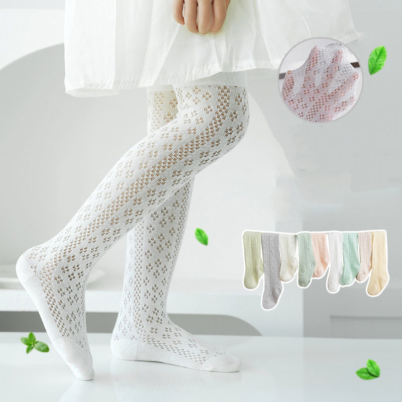 Baby Clothing In Summer - Rajstopy dziewczęce 2025 Letnie oddychające rajstopy