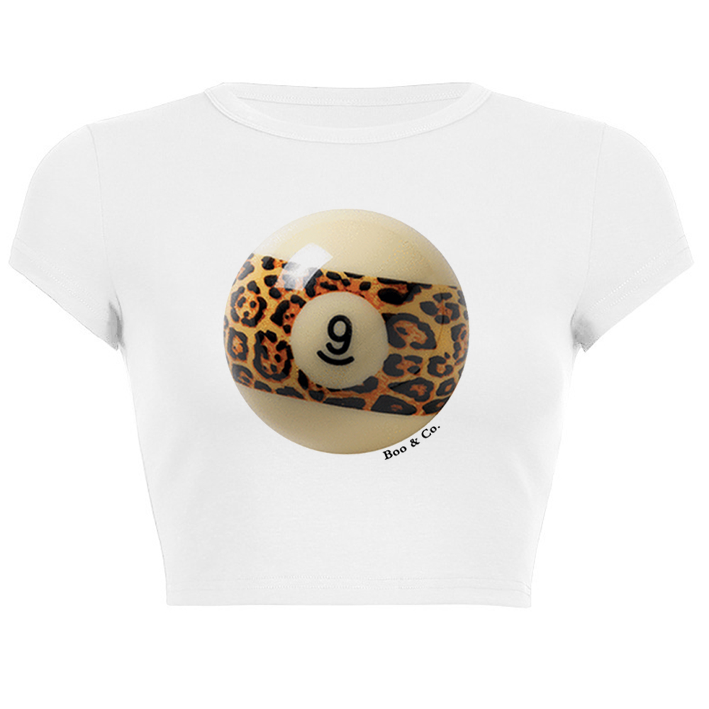 Baby Y2K Clothing - 2000s bilard 9 wzór w cętki