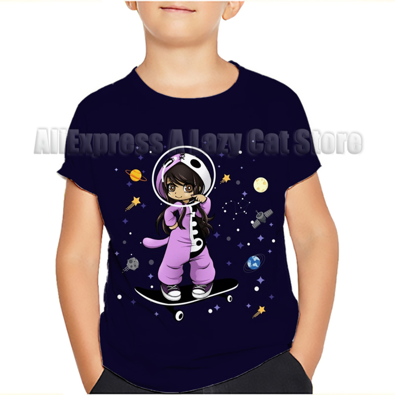 Aphmau Meows kot T-shirty z mo – Baby Clothing Dividers recenzja i cena