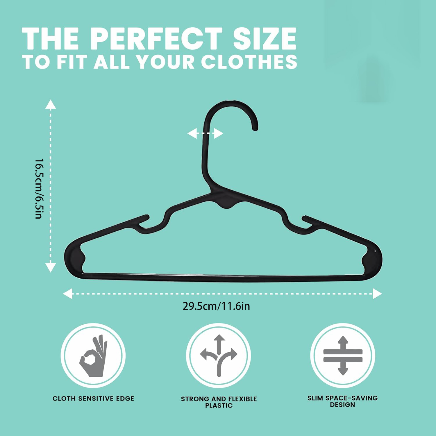 Zestaw 20 sztuk - Plastikowe w – Baby Clothing Hangers recenzja i cena