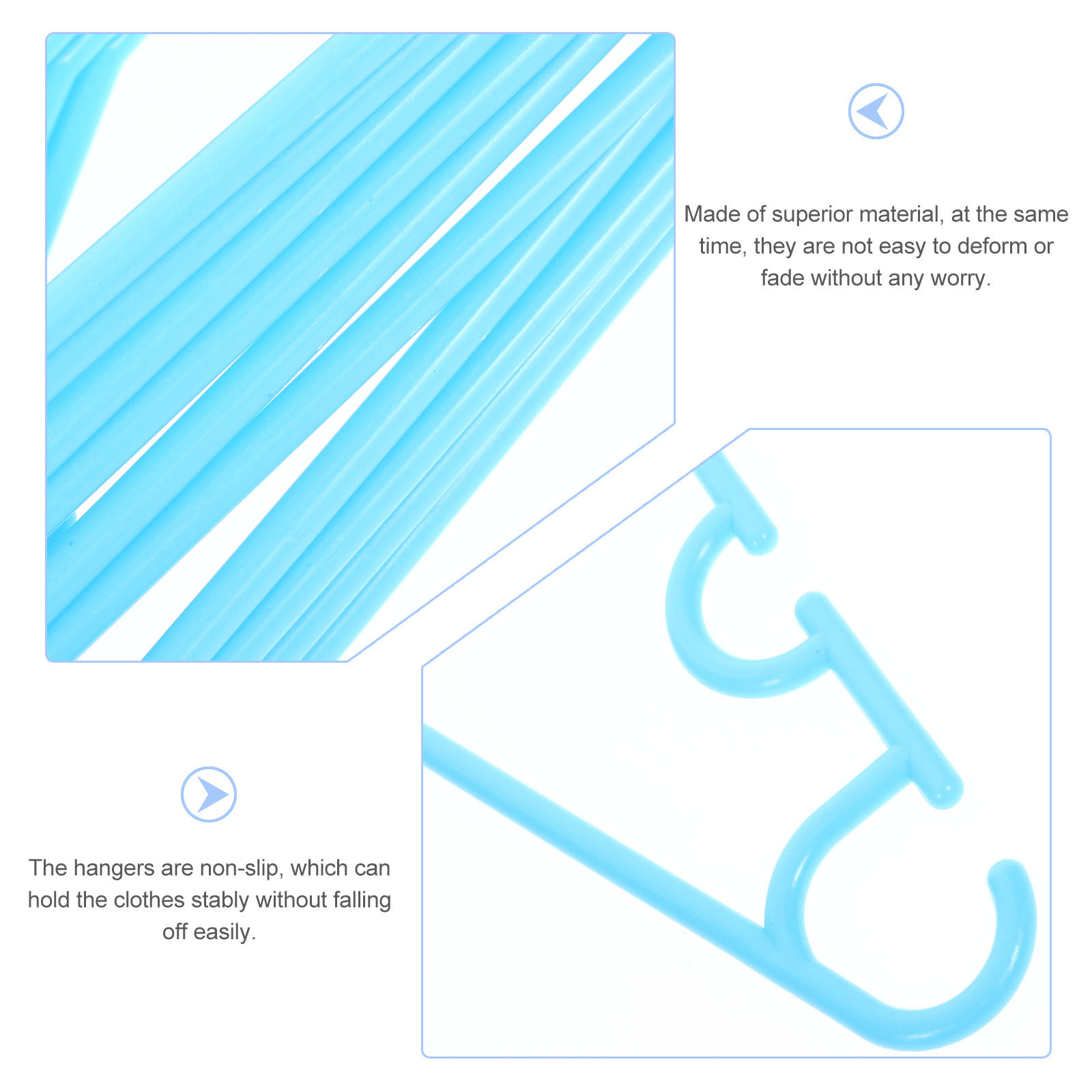 10 szt. plastikowych antypośli – Baby Clothing Hangers recenzja i cena