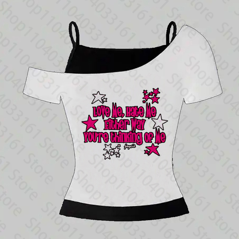 Estetyczna odzież T-shirt Kosz – Baby Y2K Clothing recenzja i cena