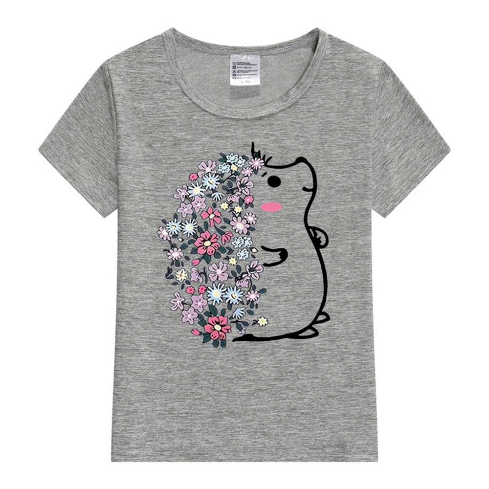 Śliczny jeż Tshirt dla dzieci  – Baby Y2K Clothing recenzja i cena