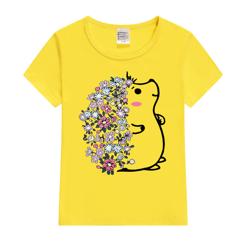 Śliczny jeż Tshirt dla dzieci  – Baby Y2K Clothing recenzja i cena